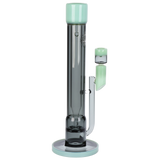 Pulsar Transporter Kicked Straight Tube Glass Water Pipe | 14" | 14mm F