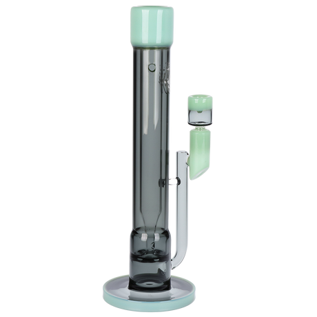 Pulsar Transporter Kicked Straight Tube Glass Water Pipe | 14" | 14mm F