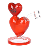 Pulsar Two-Hearted Glass Dab Rig | 6.5" | 14mm F
