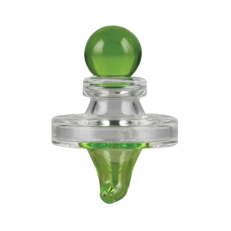 Pulsar UFO Directional Carb Cap, 35mm, Green Borosilicate Glass, Front View
