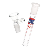 Pulsar Uncle Eagle Sam Beaker Glass Water Pipe | 9.75" | 14mm F
