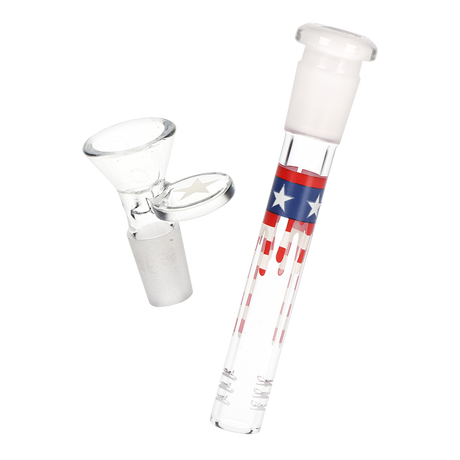 Pulsar Uncle Eagle Sam Beaker Glass Water Pipe | 9.75" | 14mm F