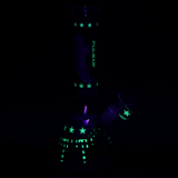 Pulsar Uncle Eagle Sam Beaker Glass Water Pipe | 9.75" | 14mm F