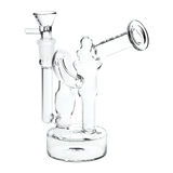 Recycler water pipe from Pulsar in assorted colors with an angled mouthpiece and a 14mm female joint