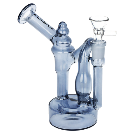 Pulsar Upside Down recycler glass water pipe for dry herb, 3 pack with 14mm male slides in the box