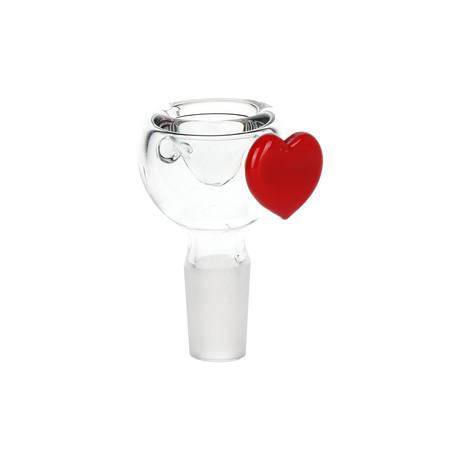 Pulsar Valentine's Heart Vase Glass Water Pipe | 8.25" | 14mm F