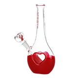 Pulsar Valentine's Heart Vase Glass Water Pipe | 8.25" | 14mm F