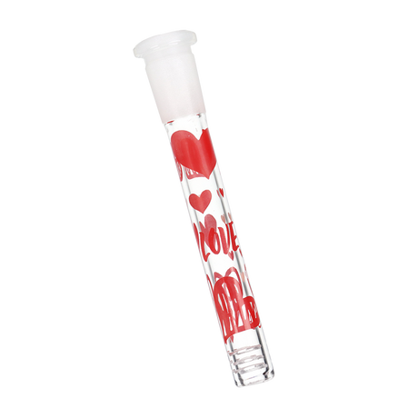 Pulsar Valentine's Hearts 'n' Roses Glass Herb Pipe Duo | 10" | 14mm F