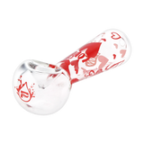 Pulsar Valentine's Hearts 'n' Roses Glass Herb Pipe Duo | 10" | 14mm F