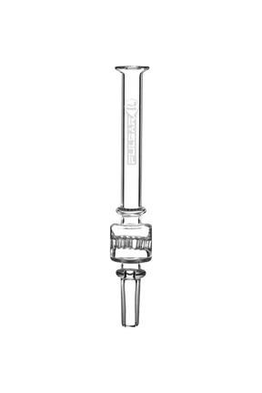 Pulsar Vapor Straw with Honeycomb Diffuser for Concentrates, 6" Borosilicate Glass, Side View