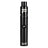 Pulsar Barb Fire Vaporizer Kit in Black with Steel Quartz Coil, Front View on White Background