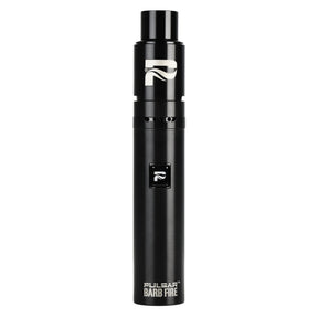 Pulsar Barb Fire Vaporizer Kit in Black with Steel Quartz Coil, Front View on White Background