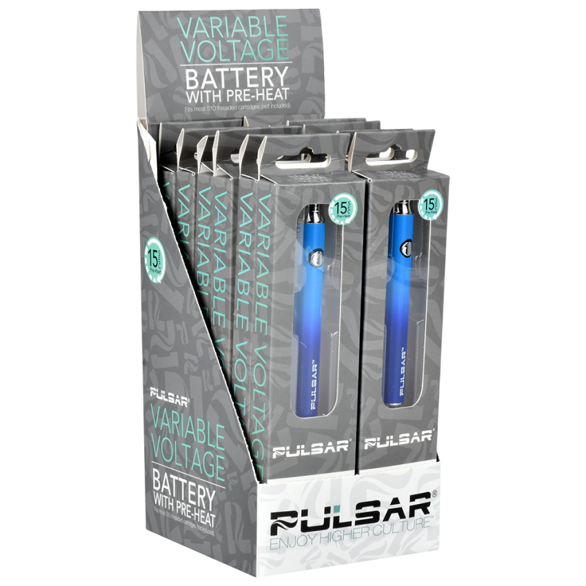 Pulsar Variable Voltage Click Button 510 Battery - 350mAh
