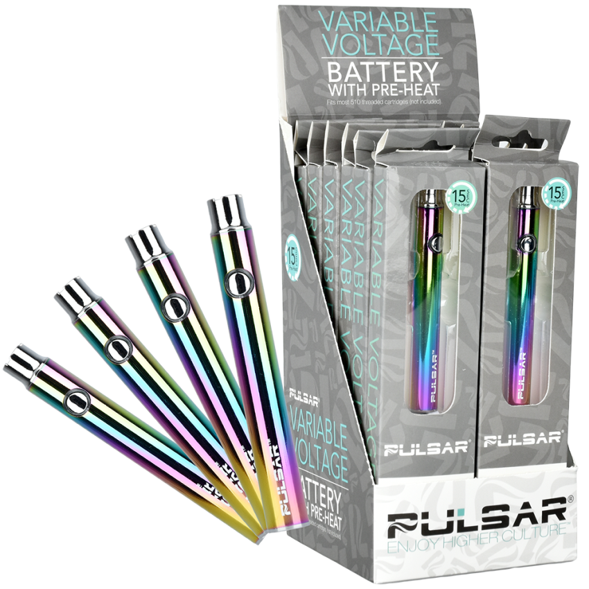 Pulsar Variable Voltage Click Button 510 Battery - 350mAh