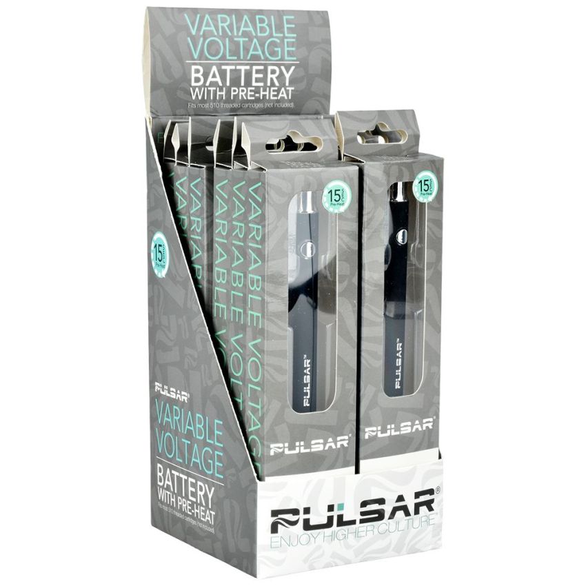Pulsar Variable Voltage Click Button 510 Battery - 350mAh