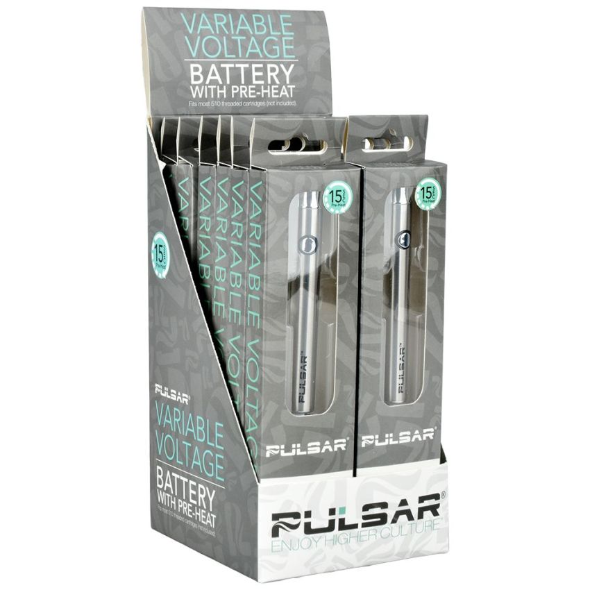 Pulsar Variable Voltage Click Button 510 Battery - 350mAh