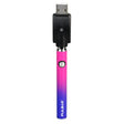 Pulsar Variable Voltage Vape Pen Battery in gradient blue to pink color, front view with USB charger