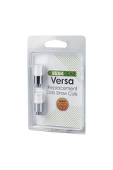 Pulsar Versa quartz dab straw coils 2-pack, ideal for concentrates, displayed in packaging