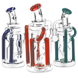 Pulsar Wig Wag Space Station Recycler Glass Dab Rig | 8.5" | 14mm F