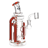 Pulsar Wig Wag Space Station Recycler Glass Dab Rig | 8.5" | 14mm F