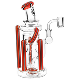 Pulsar Wig Wag Space Station Recycler Glass Dab Rig | 8.5" | 14mm F