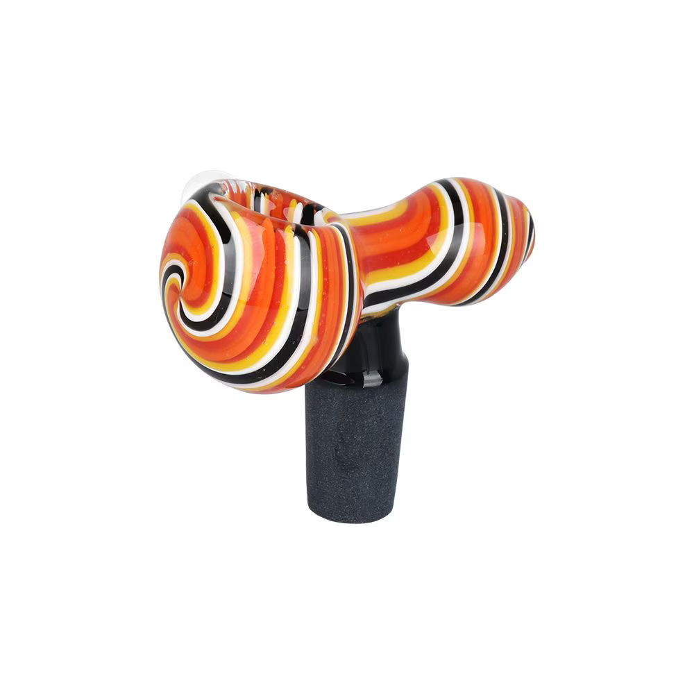 Pulsar Wig Wag Spoon Pipe Herb Slide | 14mm M | Assorted Colors | 9ct Display