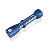 Pyptek Prometheus Nano Pipe in Blue, Portable Aluminum and Glass Design, 3" Compact Chillum for Dry Herbs