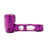 Pyptek Prometheus Pocket Pipe in Purple - Compact Aluminum & Borosilicate Glass Design