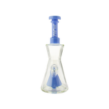 MAV Glass - Pyramid Hourglass Bong - Front View on Seamless White Background
