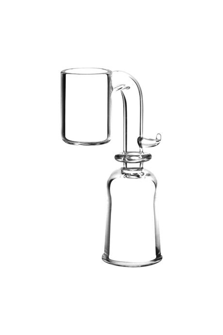 Quartz Banger for 20mm E-Nail Coils, clear view on seamless white background