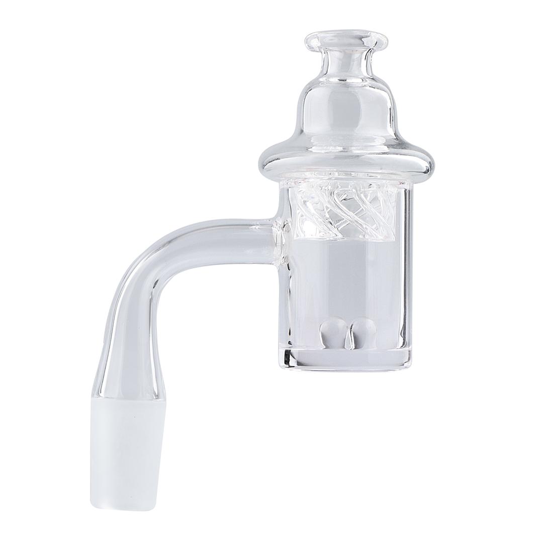 The Stash Shack Quartz Banger Kit w/ Cyclone Cap & Terp Pearls  DankGeek
