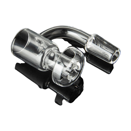 PILOT DIARY 14mm Quartz Banger for Dab Rigs - 90 Degree High Airflow Design on Black