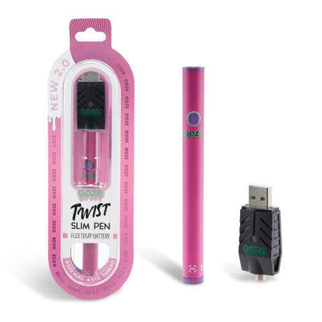 Ooze Twist Slim Pen 2.0 510 Thread Vaporizer Battery