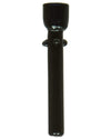 Valiant Distribution Rainbow Glass Dab Nail in Black, 14mm, 90 Degree Joint - Front View