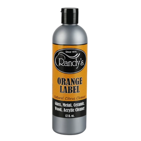 Randy's Orange Label 12oz Natural Citrus Cleaner for Bongs and Pipes, Front View