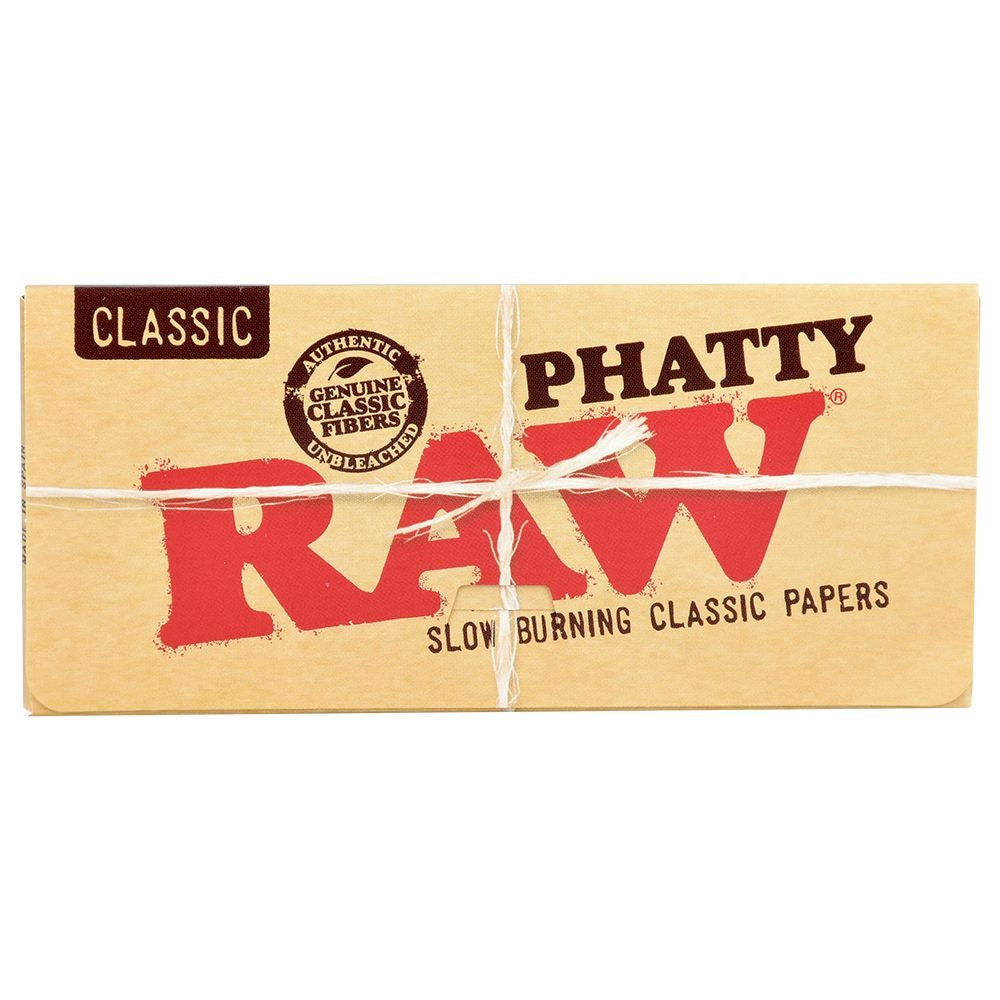 RAW Classic Rolling Papers | Phatty | 32pc | 24pk Display