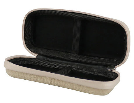 RAW Cone Wallet open view displaying dual compartments for bong storage, portable and compact design