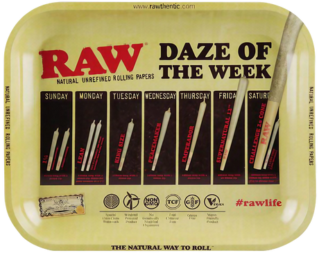 RAW 'Weekly Daze' Smoking Tray