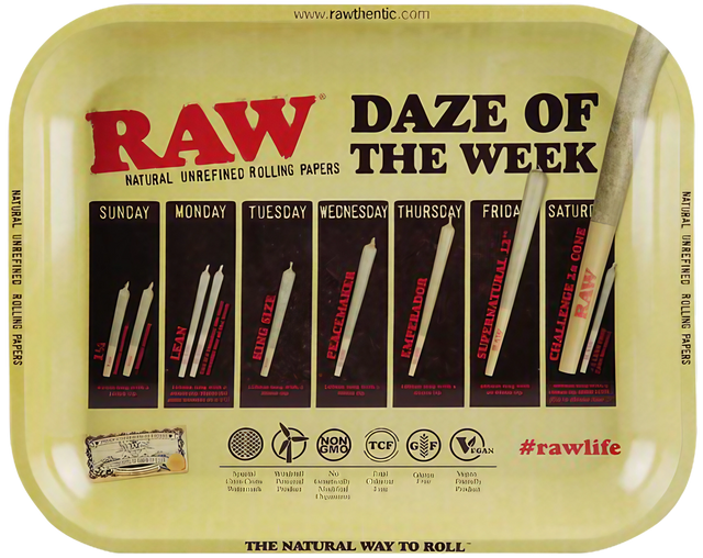 RAW 'Weekly Daze' Smoking Tray