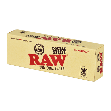 RAW Double Shot Two-Cone Filler | King Size
