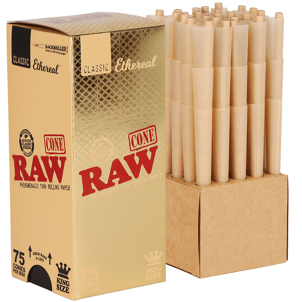 RAW Ethereal Cones | 75pc Box