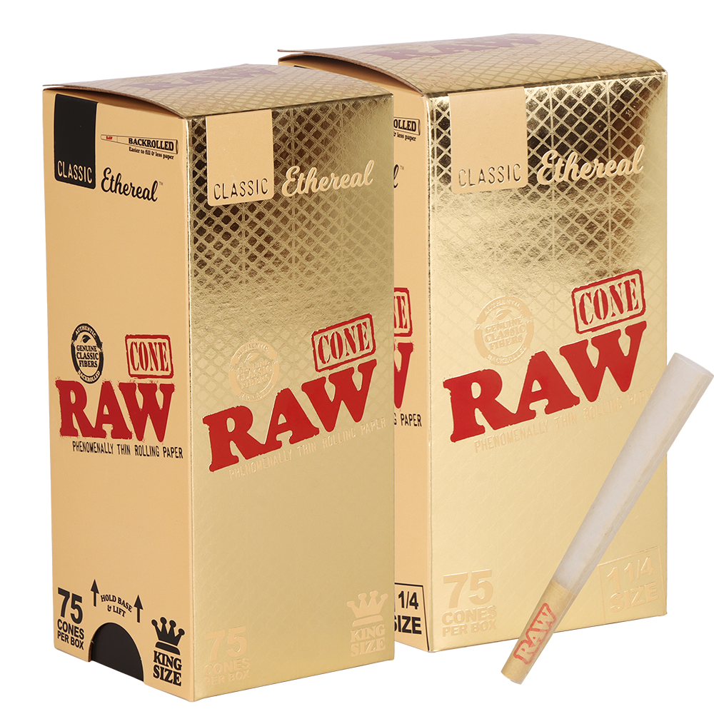 RAW Ethereal Cones | 75pc Box