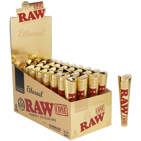 RAW Ethereal Cones | 32pk Display