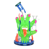 Reach Out And Taste The World Glow In The Dark Water Pipe | 8" | 14mm F