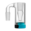 PILOT DIARY 14mm Male Reclaim Catcher with Blue Silicone Jar - Front View