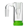 PILOT DIARY 14mm Male Reclaim Catcher with Silicone Jar in Green, Front View