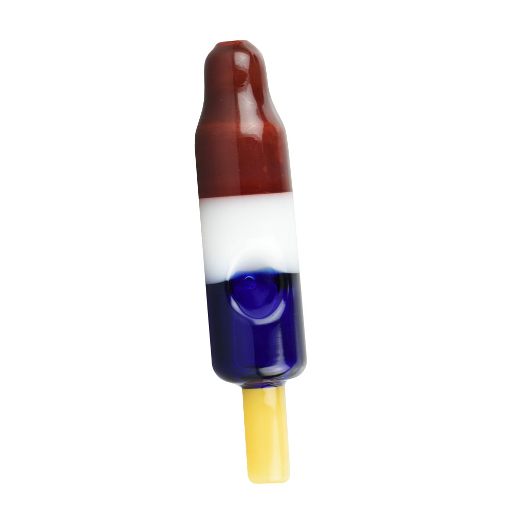Red White & Blue Popsicle Hand Pipe - The Rocket Pop