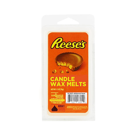 Reese's Peanut Butter Cup Scented Soy Wax Melt, 2.5oz in Packaging - Front View