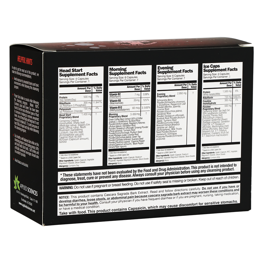 Rescue Detox 7-Day Thermogenic Cleanse Detox Kit