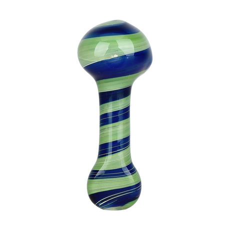 Retro Swirl Glass Spoon Pipe | 4.75" | Colors Vary